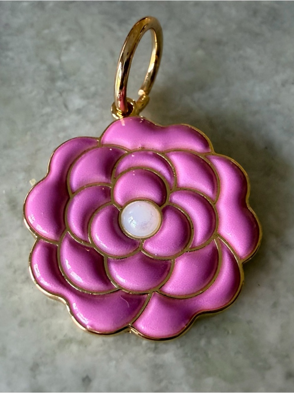 Chanel Mother’s Day 2026 Pink Camellia Charm with a Pearl Stone in the Center